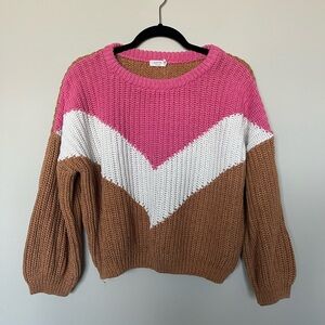 Women's Colorblock Crewneck Thick & Cozy Sweater